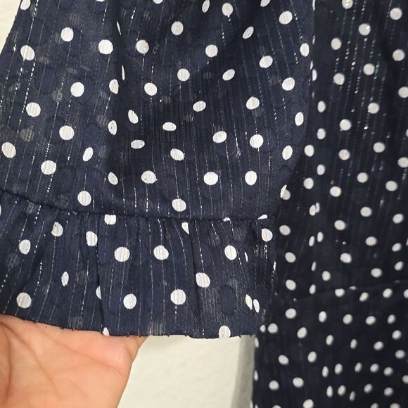 Sandro Pearl Crystal Polka Dot Mini Dress Size small (missing) - Picture 6 of 13